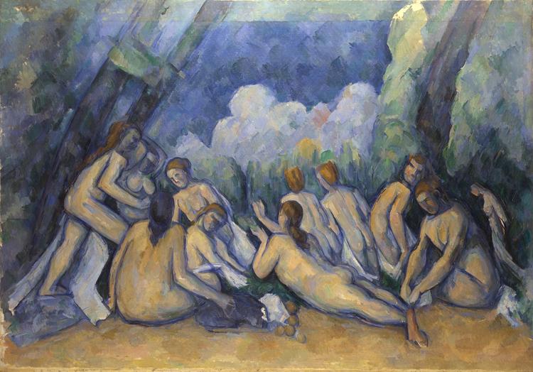 Paul Cezanne Les grandes baigneuses (Large Bathers) (mk09) China oil painting art